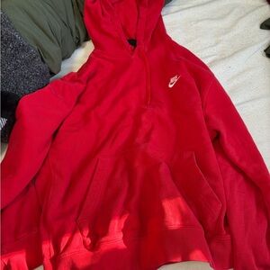 Nike Bold Red Pullover Hoodie